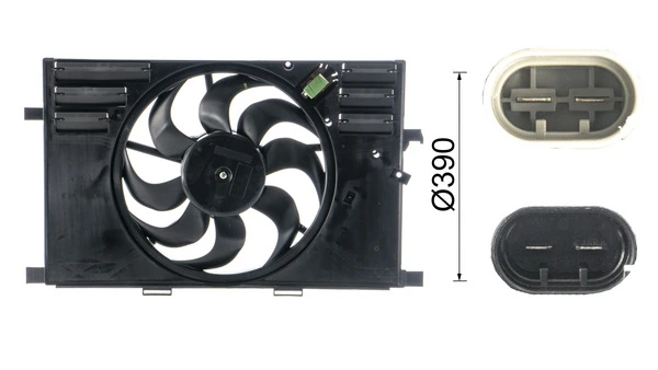 MAHLE CFF 557 000P Fan, engine cooling
