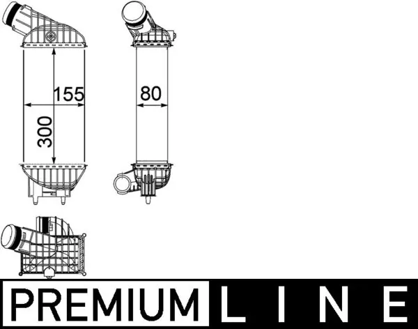 Charge Air Cooler BEHR *** PREMIUM LINE *** CI 212 000P