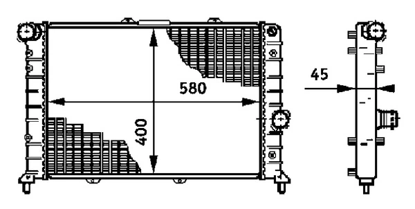 MAHLE CR 589 000S Radiator, engine cooling
