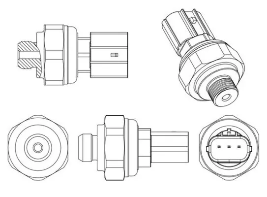 Pressure Switch, air conditioning BEHR *** PREMIUM LINE *** ASE 10 000P