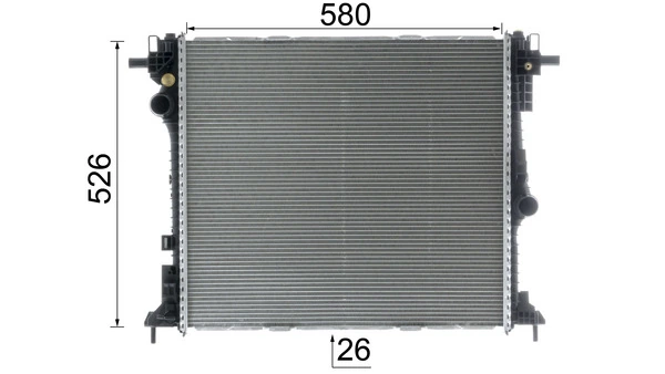 MAHLE CR 2599 000P Radiator, engine cooling