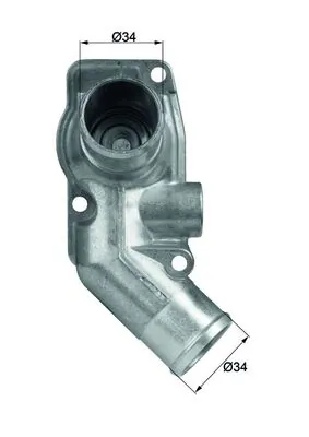 Thermostat, coolant BEHR TI 50 92D