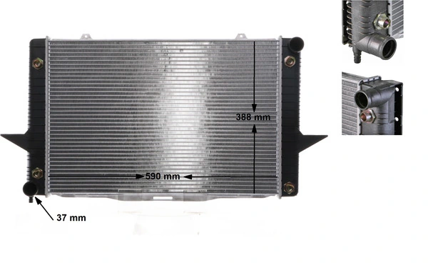 MAHLE CR 764 000S Radiator, engine cooling