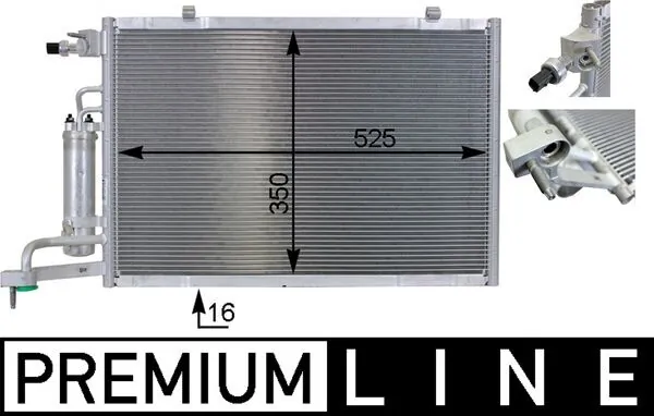 컨덴서, 에어컨 BEHR *** PREMIUM LINE *** AC 7 000P