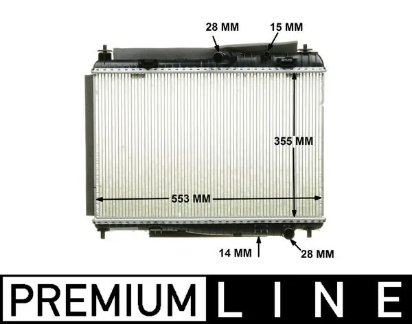 Radiator, engine cooling BEHR *** PREMIUM LINE *** CR 1135 000P