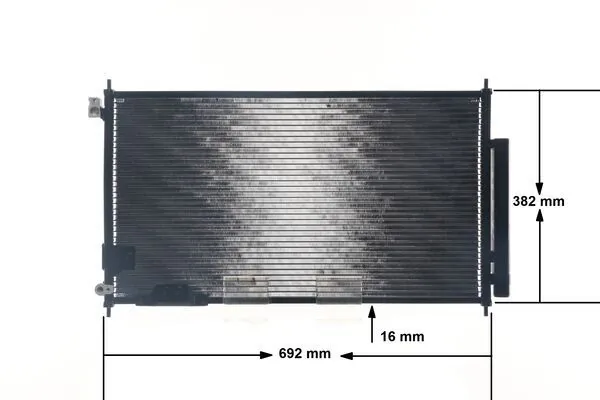 Condenser, air conditioning BEHR AC 826 000S