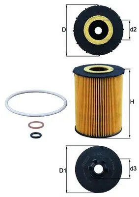 Oil Filter OX 636D