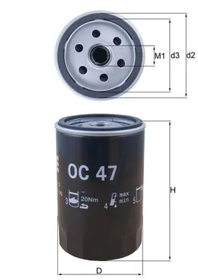 Oil Filter OC 47