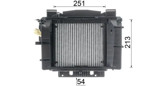 MAHLE AE 196 000P Evaporator, air conditioning