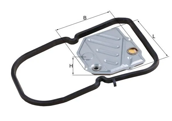 MAHLE HX 46D2 Hydraulic Filter, automatic transmission
