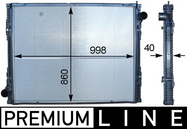 Radiator, engine cooling BEHR *** PREMIUM LINE *** CR 916 000P