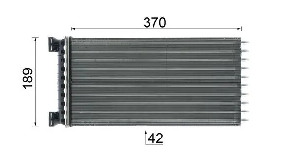 MAHLE AH 50 000P Heat Exchanger, interior heating