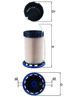 Fuel Filter KX 492