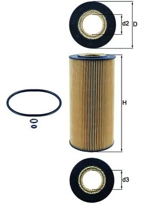 Oil Filter OX 123/1D