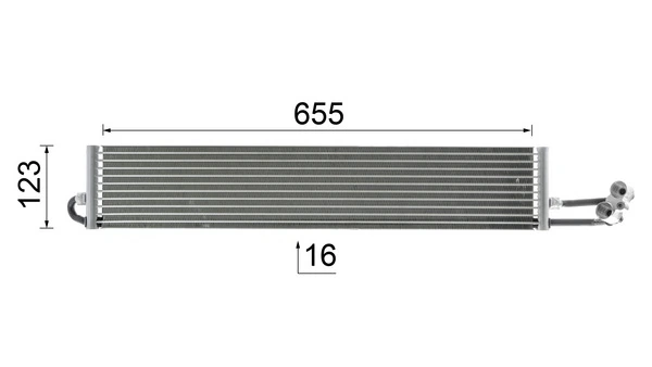 MAHLE CLC 71 000P Oil Cooler, automatic transmission