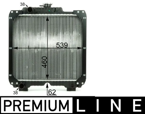 Radiator, engine cooling BEHR *** PREMIUM LINE *** CR 1926 000P