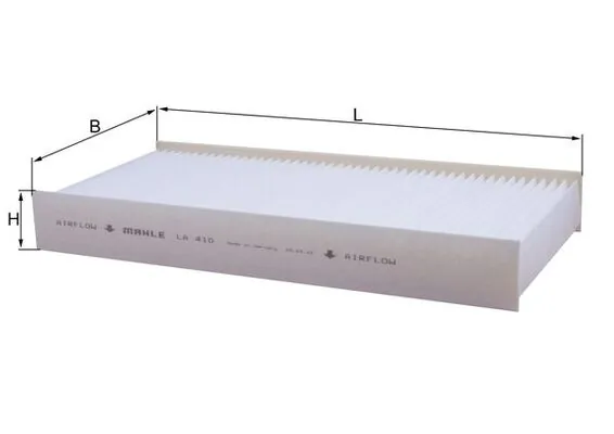 Filter, cabin air LA 410