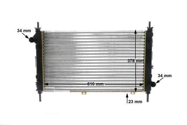 Radiator, engine cooling BEHR CR 1138 000S