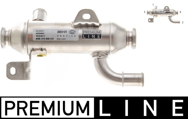 MAHLE CE 33 000P Cooler, exhaust gas recirculation