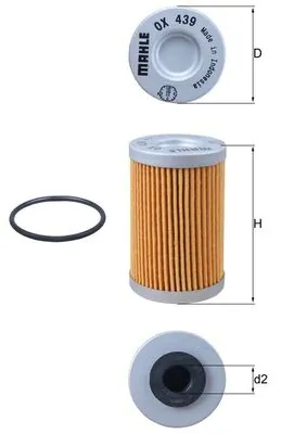 MAHLE OX 439D Oil Filter