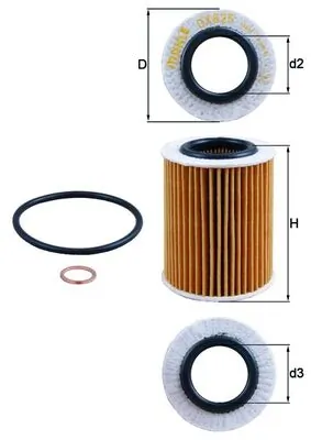 Oil Filter OX 825D