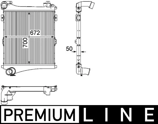 MAHLE CI 179 000P Charge Air Cooler