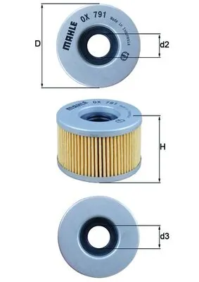 Oil Filter OX 791
