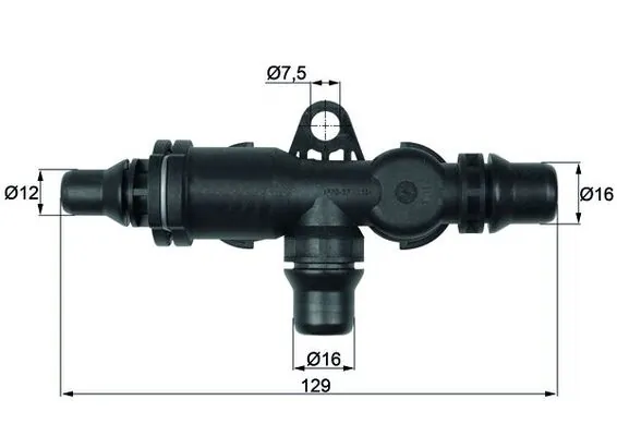 机油冷却器节温器 BEHR TO 4 82
