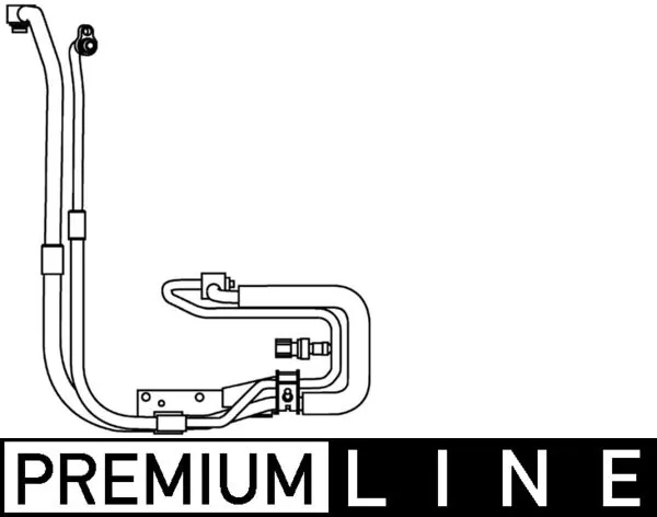 MAHLE AP 96 000P High-/Low Pressure Line, air conditioning