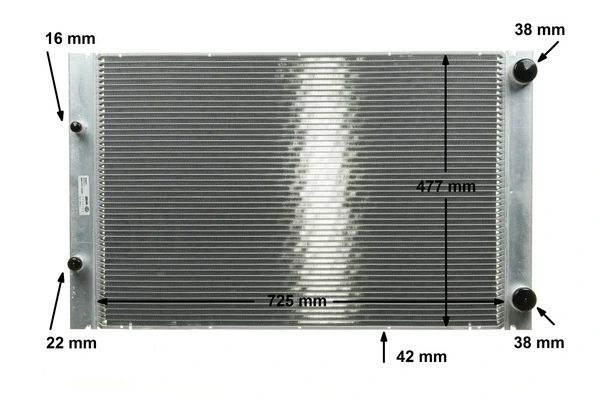MAHLE CR 576 000P Radiator, engine cooling