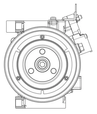 MAHLE ACP 638 000P Compressor, air conditioning