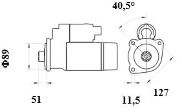 MAHLE MS 974 Starter