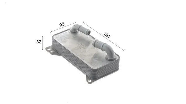 Oil Cooler, automatic transmission BEHR CLC 402 000S