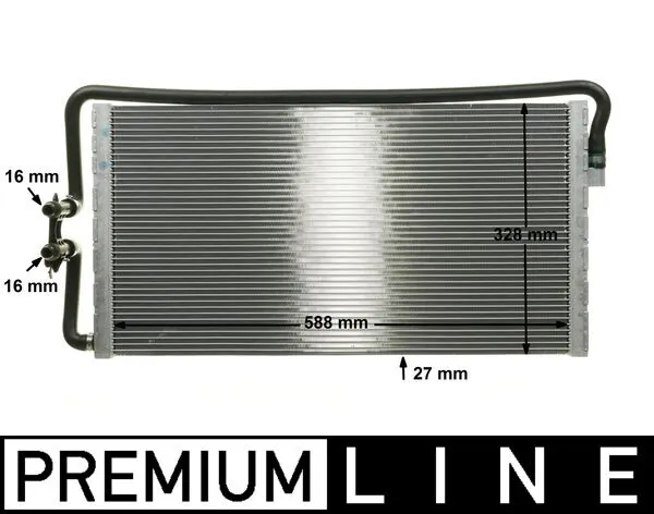 MAHLE CR 1044 000P Low Temperature Cooler, charge air cooler