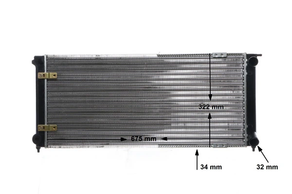 Radiator, pendingin mesin BEHR CR 341 000S