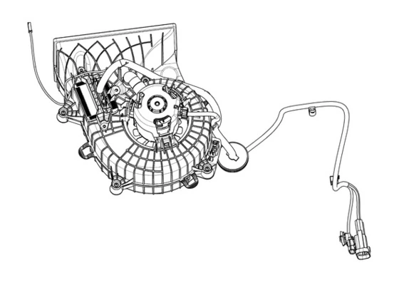 MAHLE CFB 1 000P Fan, traction battery