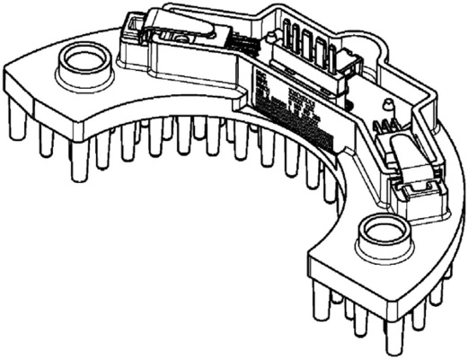 Regulator, interior blower BEHR *** PREMIUM LINE *** ABR 58 000P