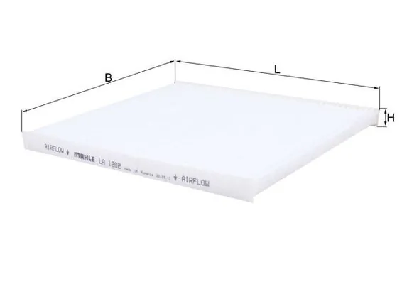 Filter, cabin air LA 1202