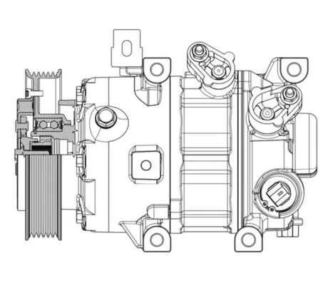 MAHLE ACP 635 000P Compressor, air conditioning
