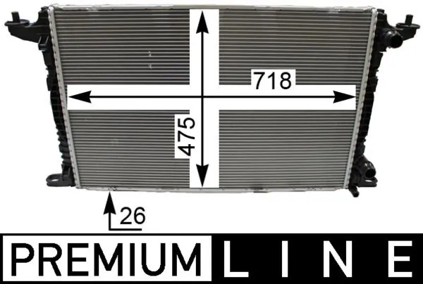 Radiator, engine cooling BEHR *** PREMIUM LINE *** CR 2179 000P