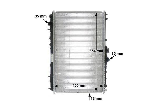 Radiator, engine cooling BEHR CR 549 000S