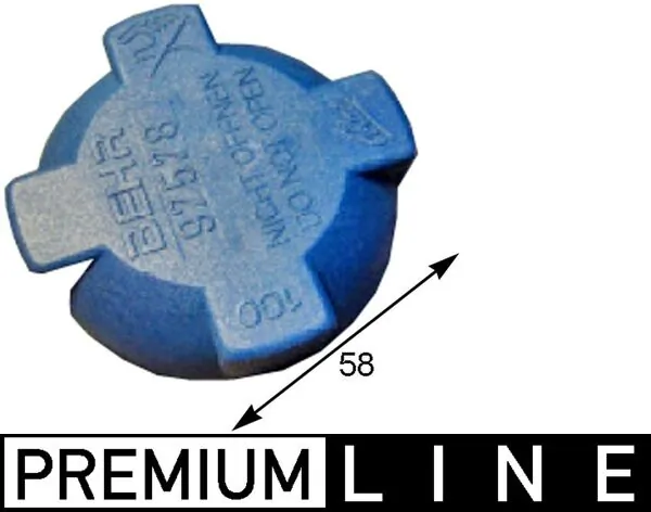 Cap, coolant tank BEHR *** PREMIUM LINE *** CRB 84 000P