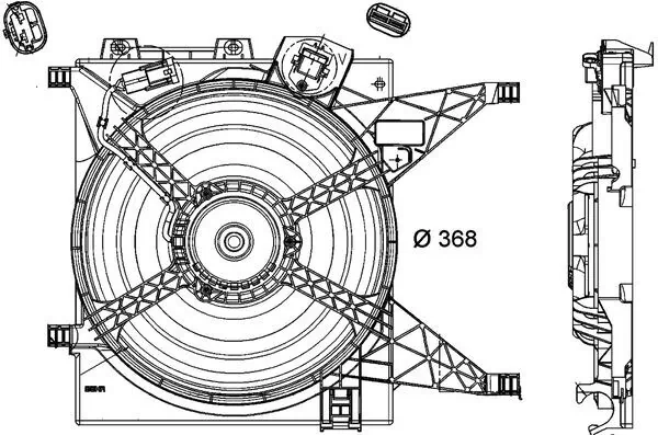 MAHLE CFF 191 000P Fan, engine cooling