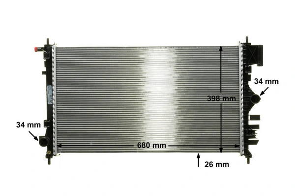 Radiator, engine cooling BEHR *** PREMIUM LINE *** CR 1100 000P