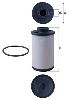 Hydraulic Filter, automatic transmission HX 132D