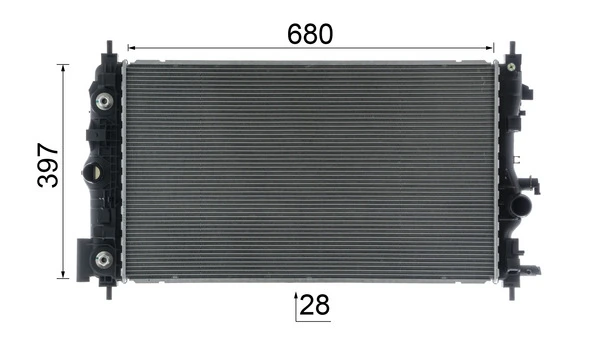 MAHLE CR 2591 000P Radiator, engine cooling