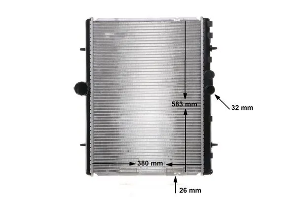 Radiator, engine cooling BEHR CR 889 000S