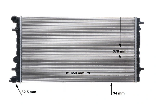 MAHLE CR 477 001S Radiator, engine cooling
