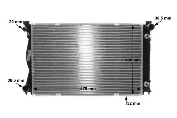 MAHLE CR 842 000S Radiator, engine cooling