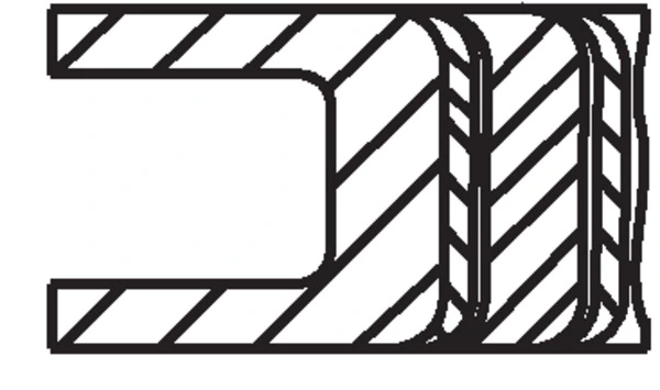 MAHLE 021 RS 00119 0N0 Piston Ring Kit